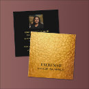Search for hammer business cards Black and gold