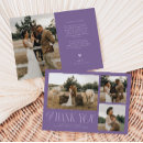 Search for purple wedding thank you cards Elegant