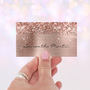 Search for rose gold foil business cards Girly