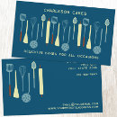Search for kitchen utensils business cards Modern