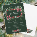 Search for evergreen wedding invitations Festive