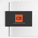 Search for masculine business cards Construction