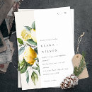 Search for yellow wedding invitations botanical
