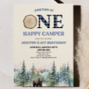 Search for happy camper birthday invitations Boy