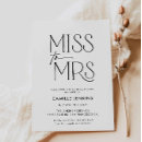 Search for miss to mrs shower invitations Elegant
