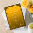 Search for gold filigree wedding invitations Elegant