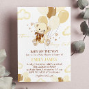Search for little bear baby shower invitations Minimal