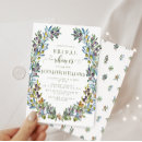 Search for tuscan bridal shower invitations Italian