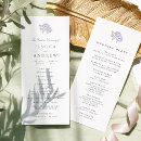 Search for lilac wedding programs Garden