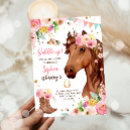 Search for floral horse invitations Saddle up