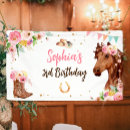 Search for horse birthday banners Saddle up