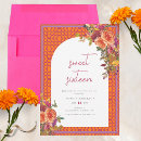 Search for fuchsia sweet 16 invitations Magenta
