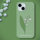 Search for lily of the valley iphone cases Green