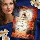 Search for modern christian funeral invitations In loving memory
