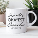 Search for okayest mugs World's okayest coworker