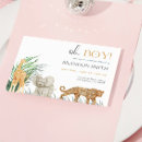 Search for jungle safari invitations Gold