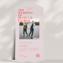Search for bold wedding invitations Red