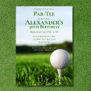 Search for golfer birthday invitations Adult