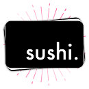 Search for sushi business cards Retro
