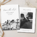 Search for downtown invitations Black and white