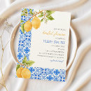 Search for mediterranean bridal shower invitations Italy