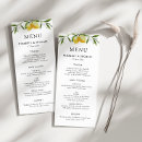 Search for lemon menus Watercolor lemons