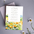 Search for love in bloom bridal shower invitations Summer