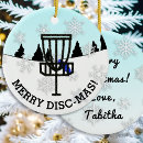 Search for disc golf christmas tree decorations Funny