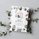 Search for sushi birthday invitations Dinner party