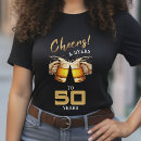 Search for black and gold birthday party tshirts Fiftieth