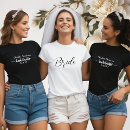 Search for bachelorette party tshirts Minimalist