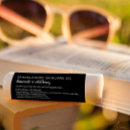 Search for lip balm labels Black and white