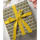 Search for construction equipment wrapping paper Birthday