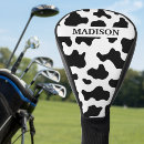 Search for animal print golf head covers Black and white