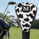 Search for animal print golf head covers Black and white