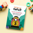 Search for train 3rd birthday invitations Girl