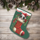 Search for boston terrier christmas stockings Dog