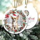 Search for chihuahua christmas tree decorations Dog lover