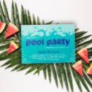 Search for water splash invitations Pool party