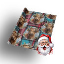 Search for christmas cow wrapping paper Farm animal