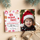 Search for oh what fun birthday invitations Santa