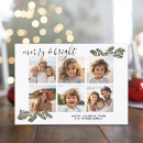 Search for pine christmas cards Merry and bright