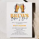 Search for beer rehearsal dinner invitations Brews before i do's
