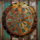 Search for vintage dartboards industrial