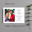 Search for mini save the dates Black and white
