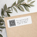Search for charcoal grey return address labels Classic
