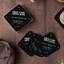 Search for open bar wedding save the dates Black and white