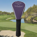 Search for purple golf head covers Monogrammed