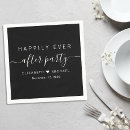 Search for happily ever after napkins Elegant
