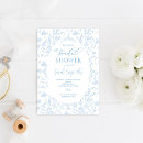 Search for toile bridal shower invitations Chinoiserie